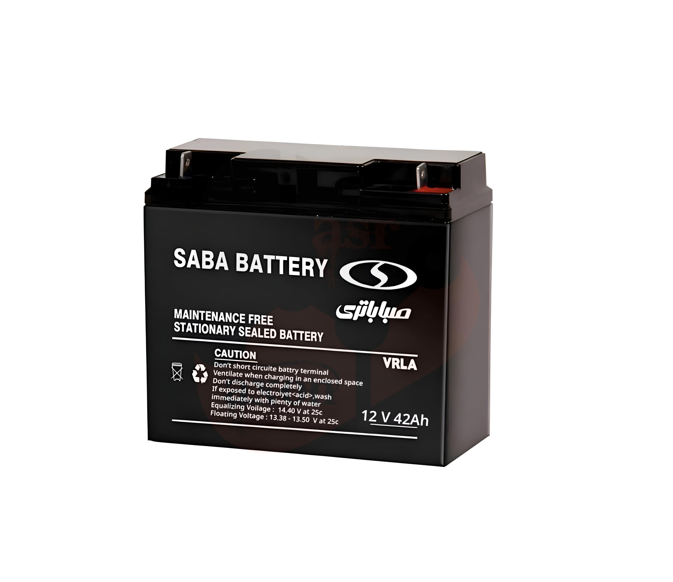 باتری یو پی اس 42 آمپرساعت 12 ولت صبا باتری